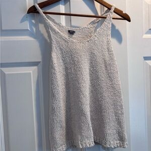 Aerie Cream Knit Tank Top